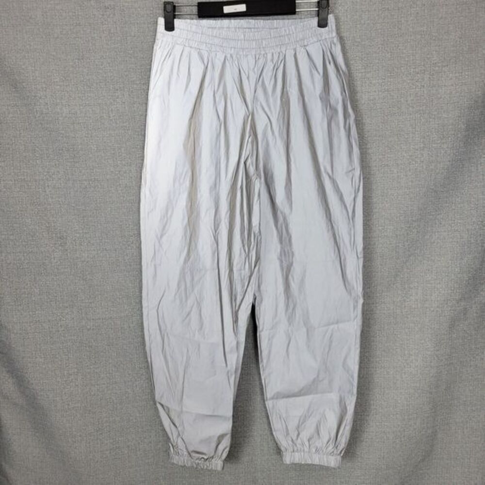 Waisted Jogger‎ Large Reflective Silver Grey Pockets Rave Safety